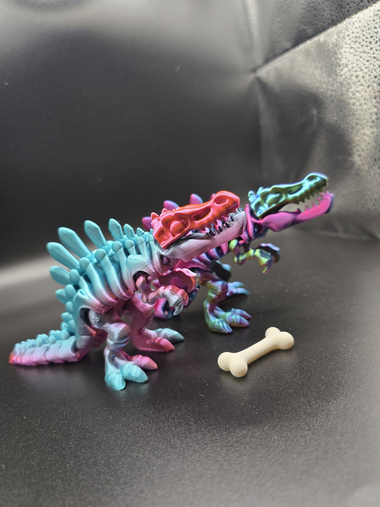 Articulated dinosaur toy