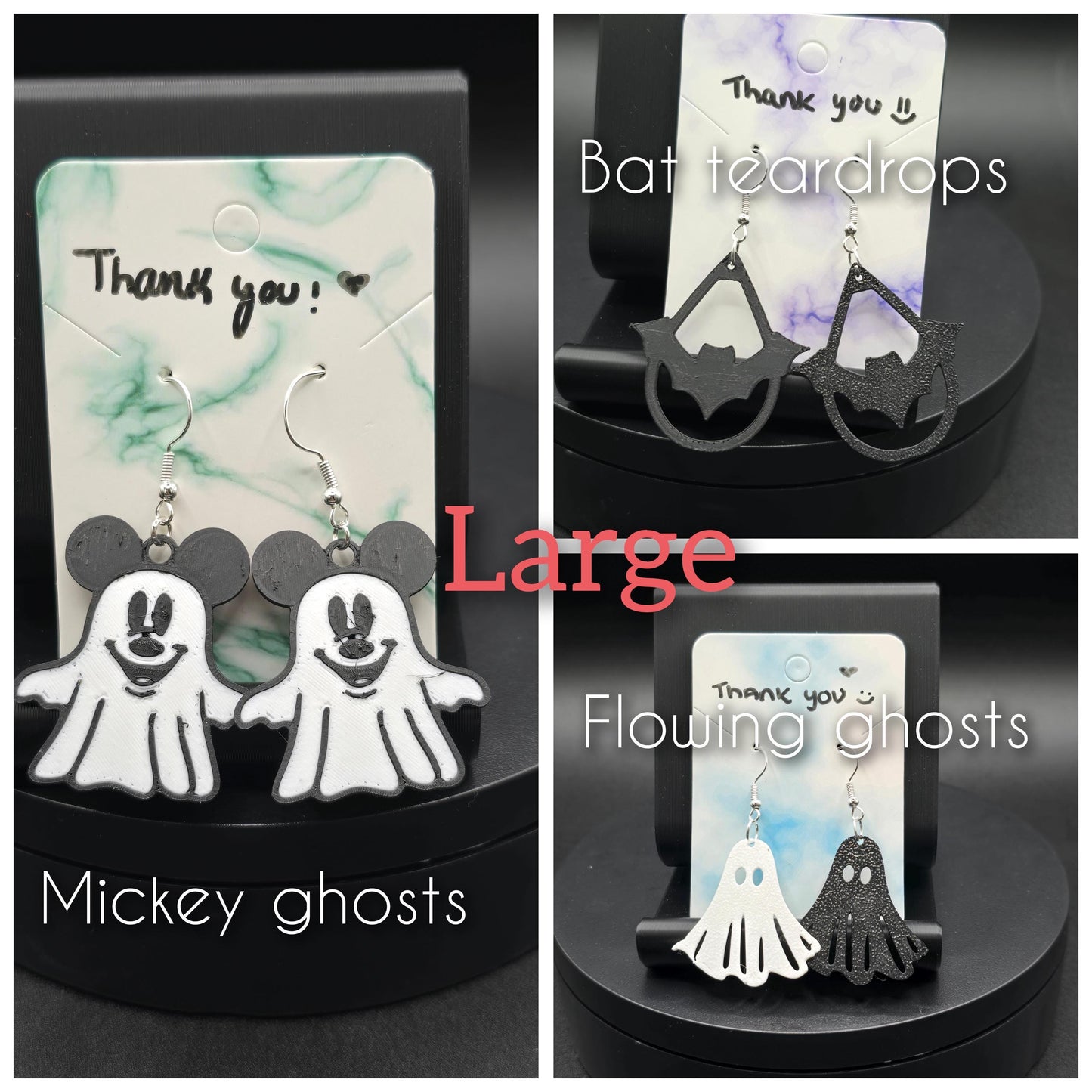 Large Halloween Earrings