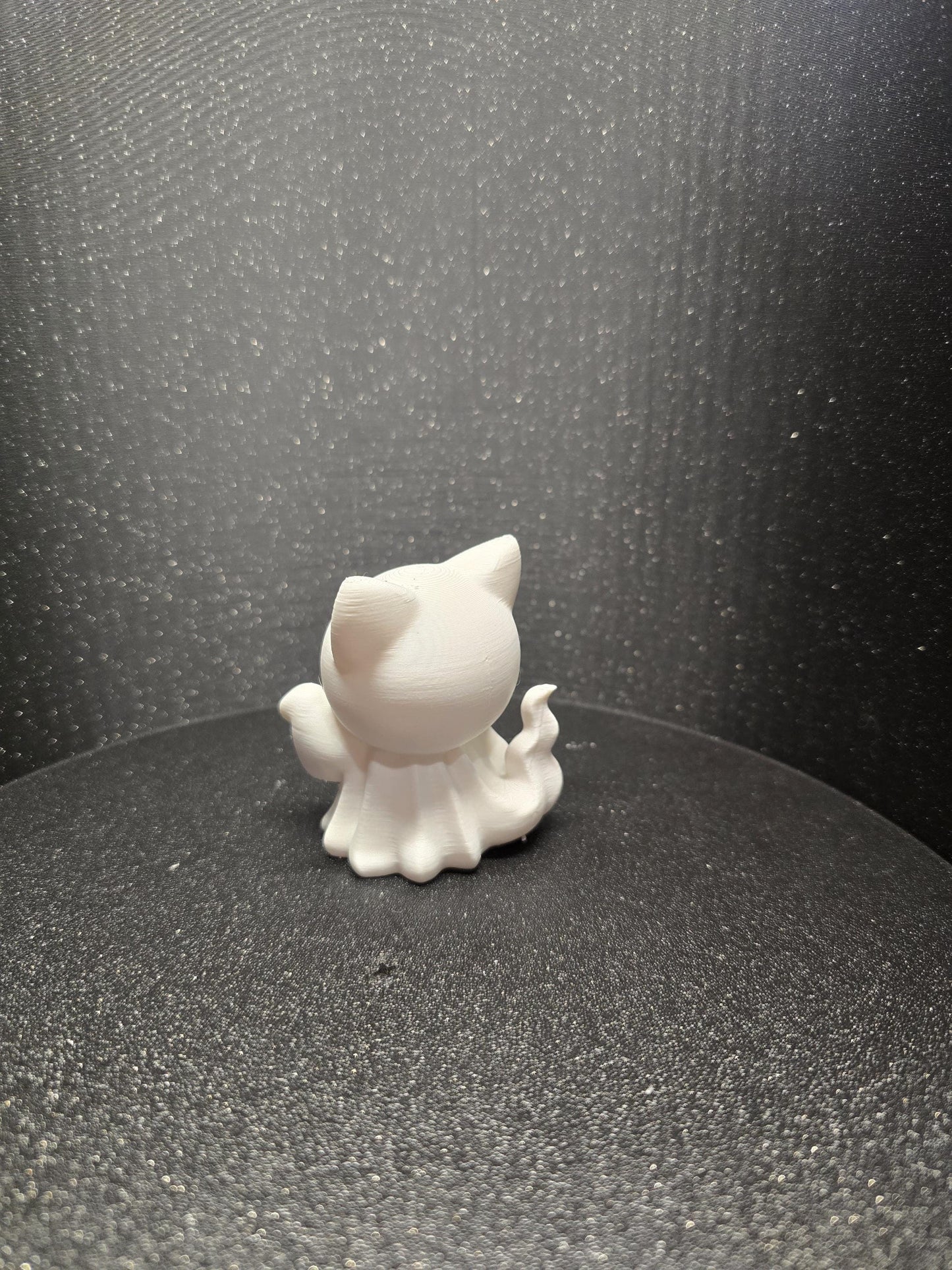 Ghost cat figurine