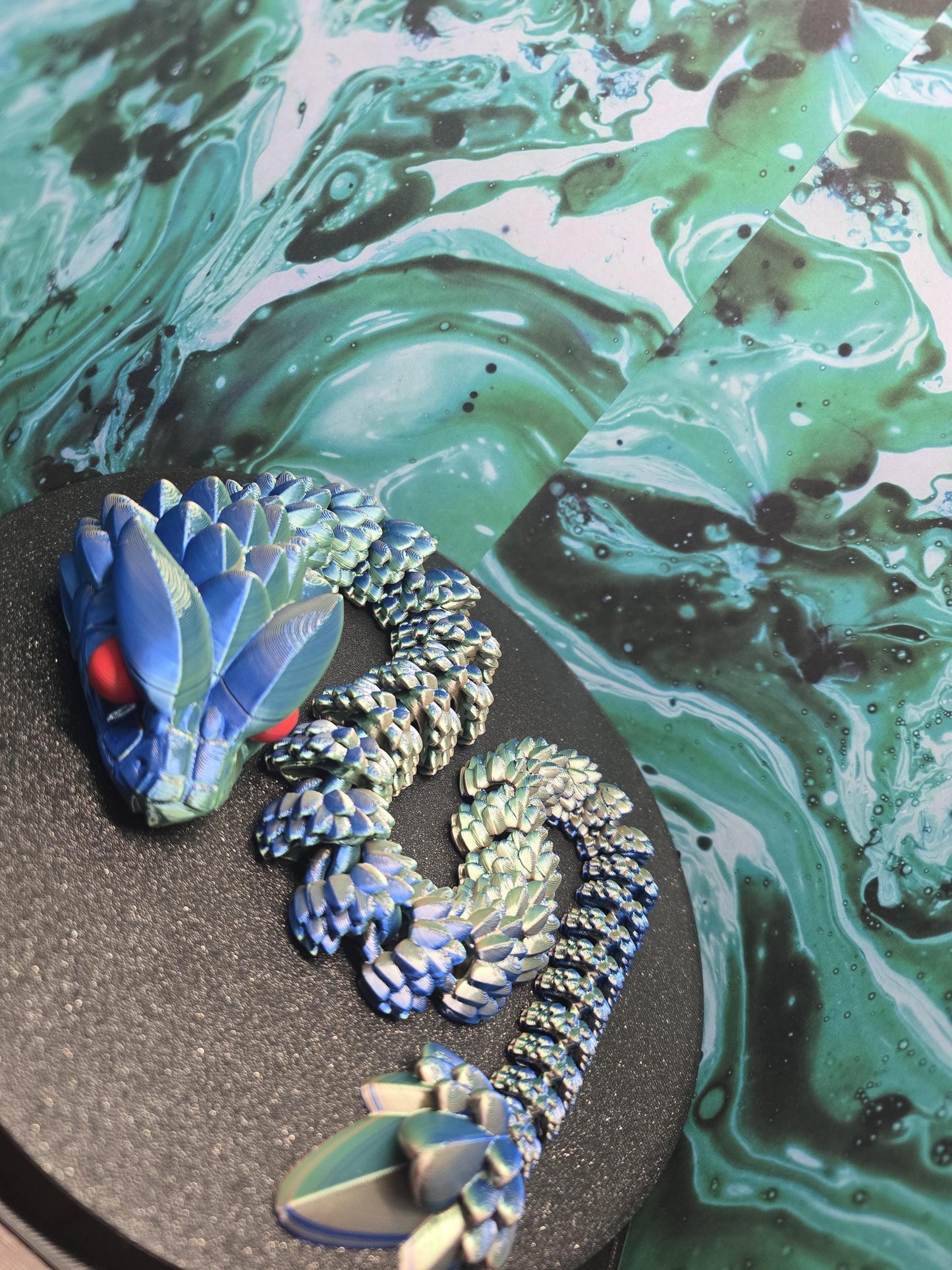 Large articulated snake