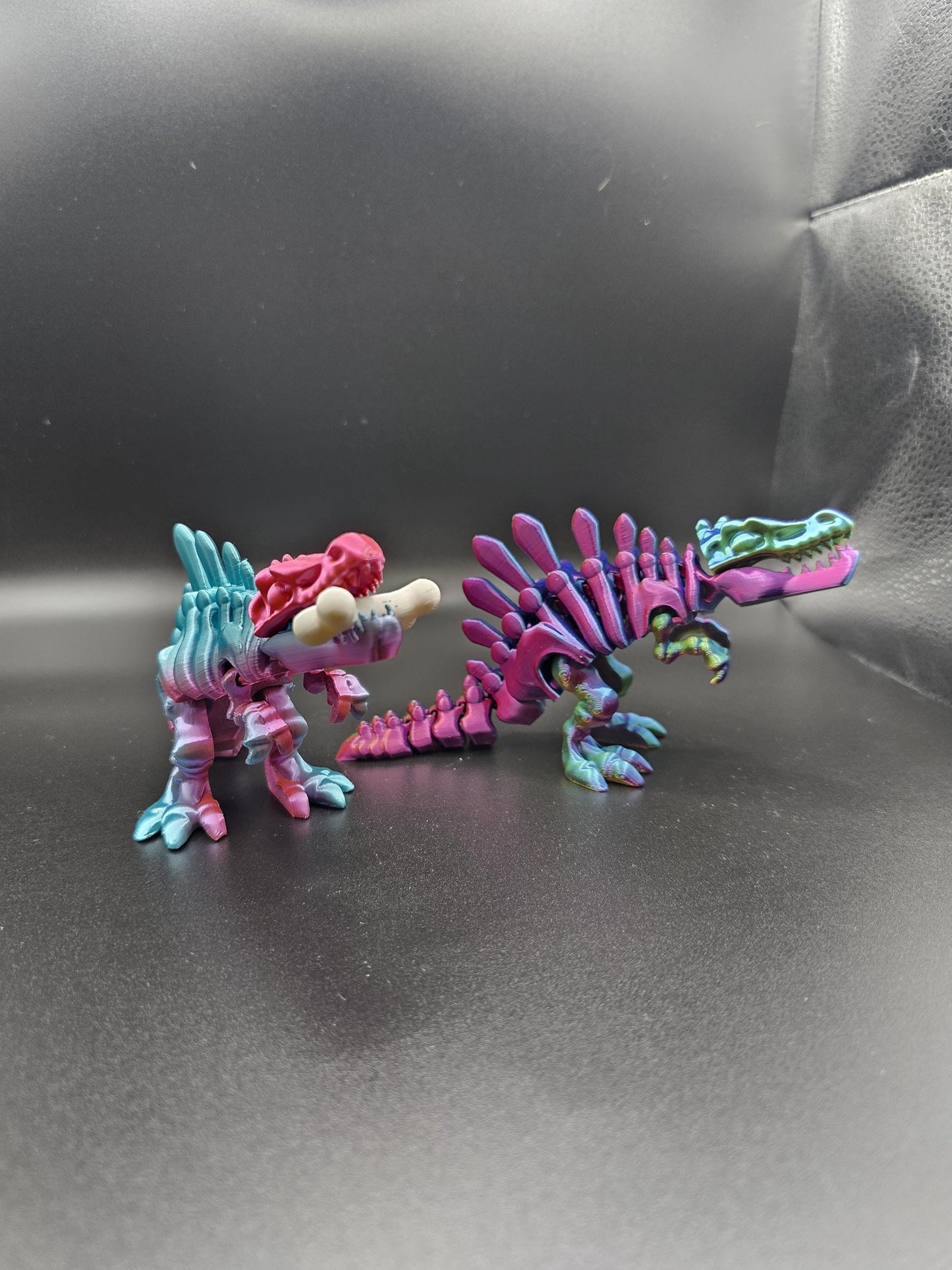 Articulated dinosaur toy