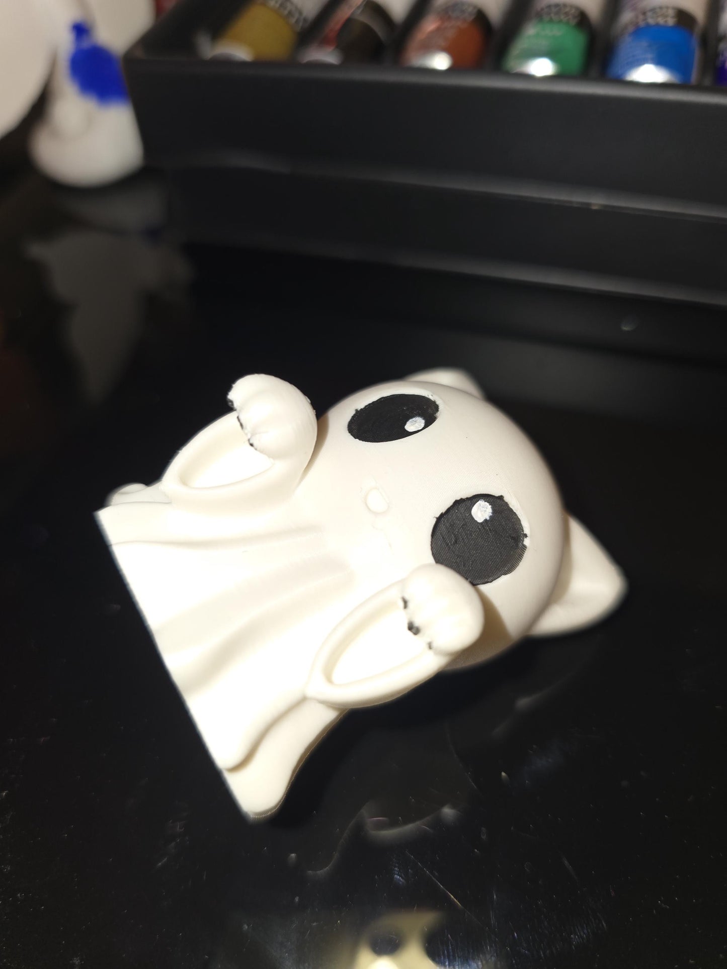 Ghost cat figurine