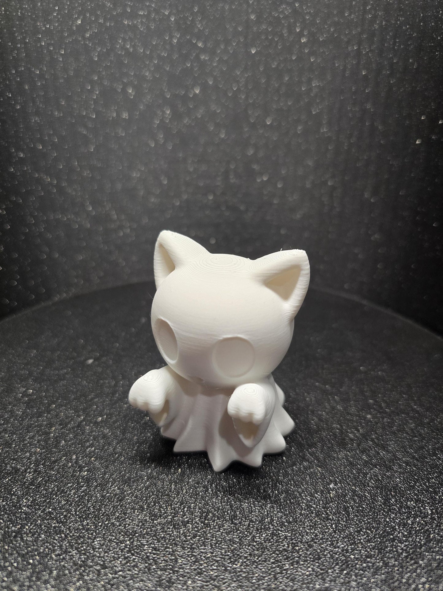 Ghost cat figurine
