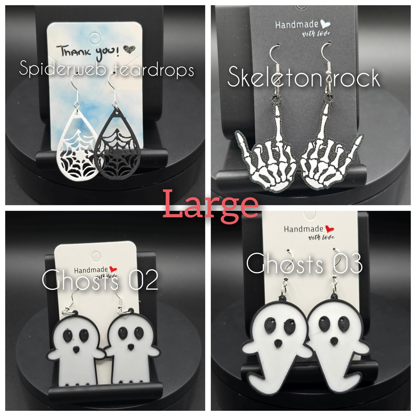 Large Halloween Earrings