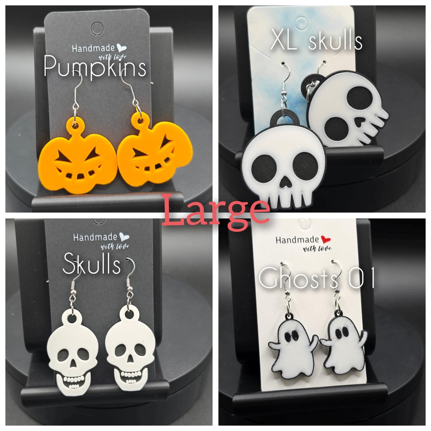 Large Halloween Earrings