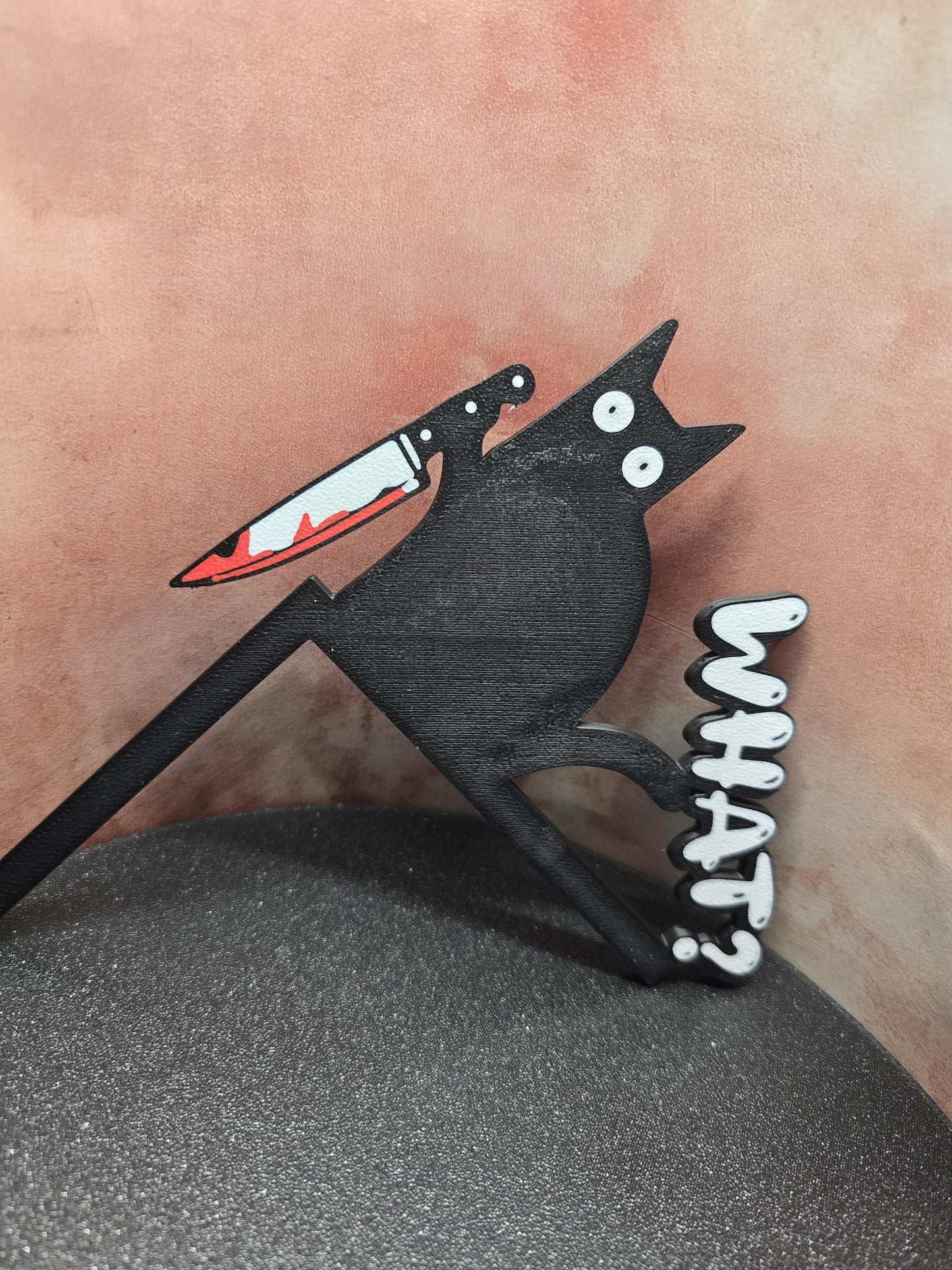 Halloween wall decorations- Stabby cat
