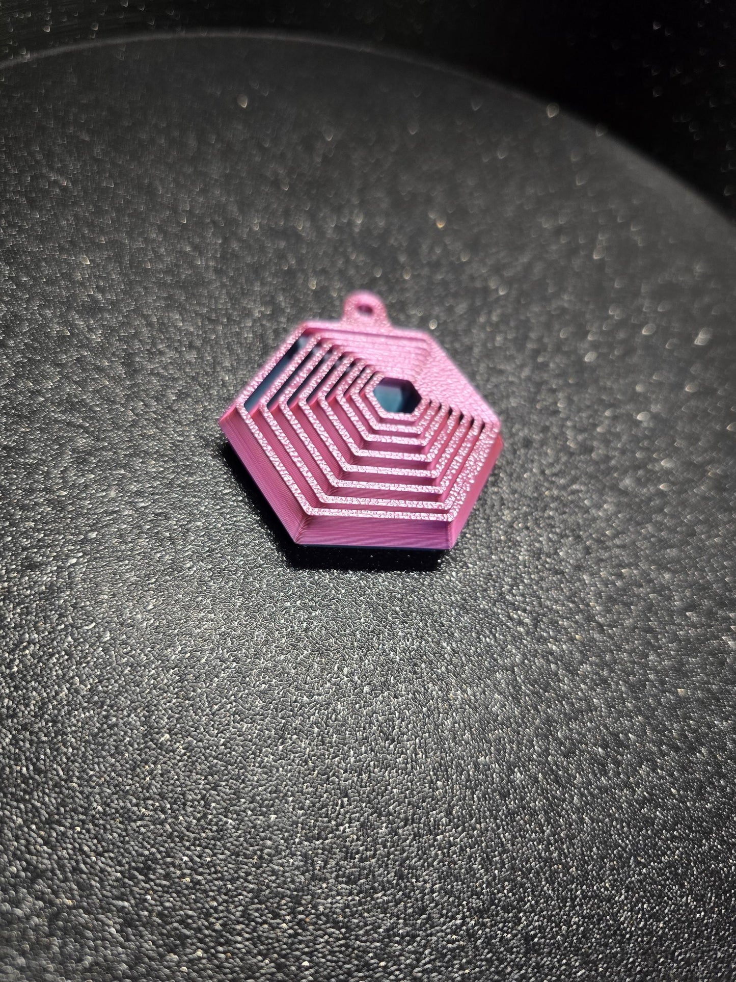 Mini Hexagon Fidget Toy: Twirling Pattern Maker