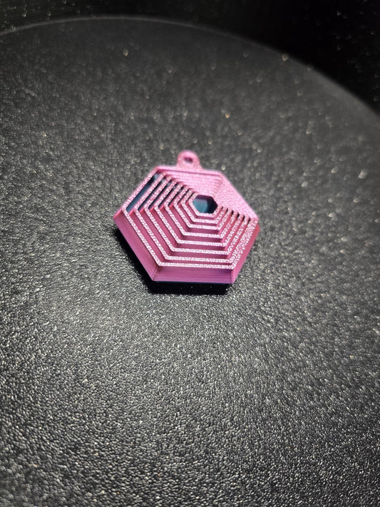 Mini Hexagon Fidget Toy: Twirling Pattern Maker