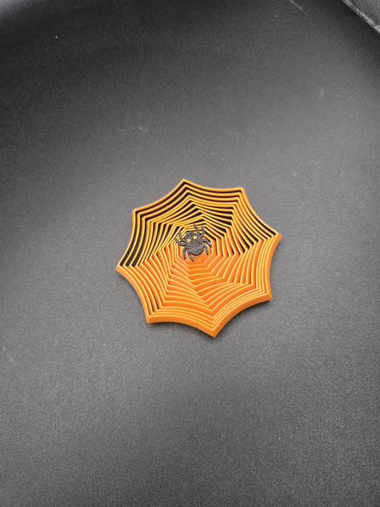Small Spiderweb Fidget Toy: Twirling Sensory ASMR