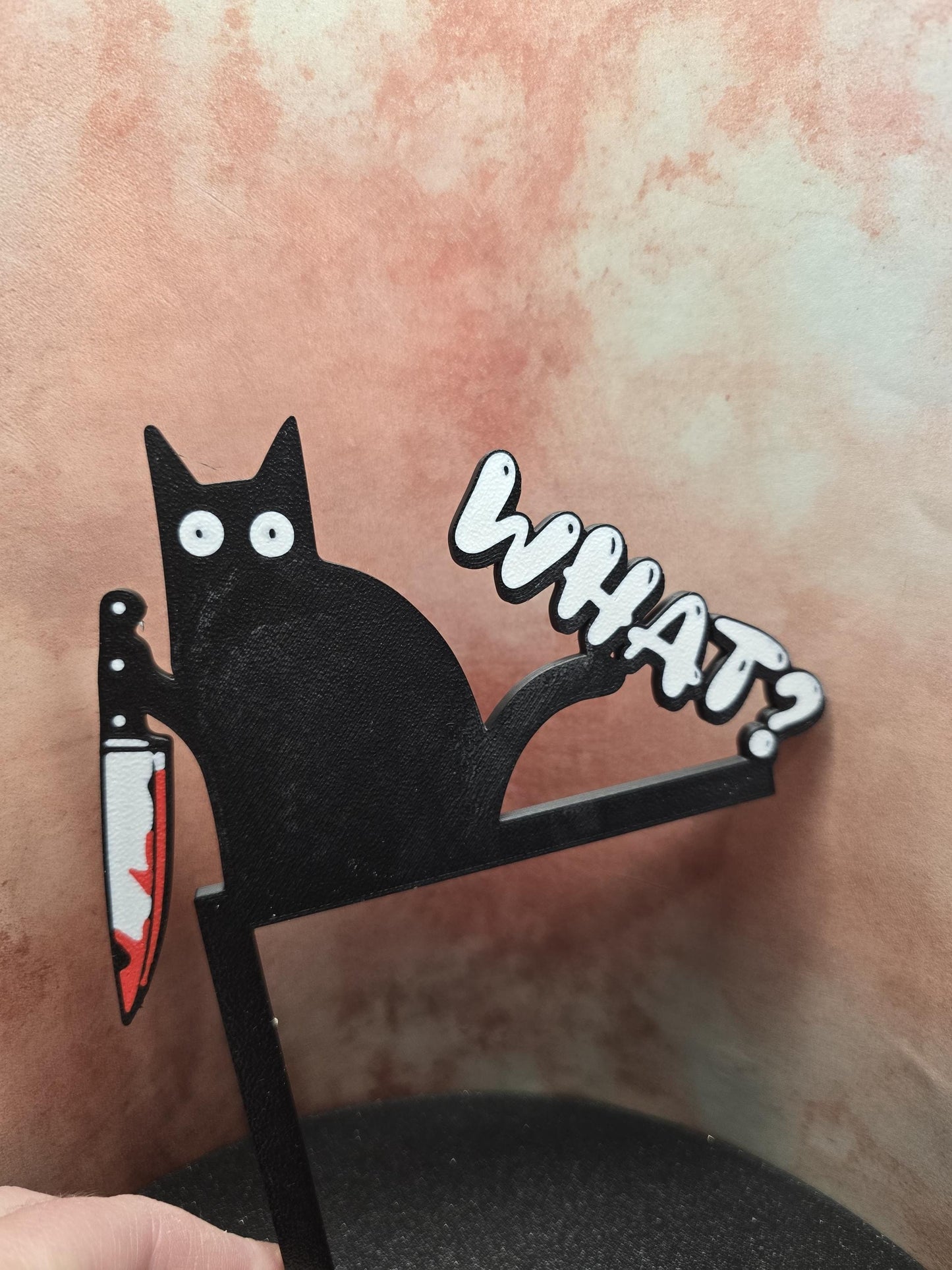 Halloween wall decorations- Stabby cat
