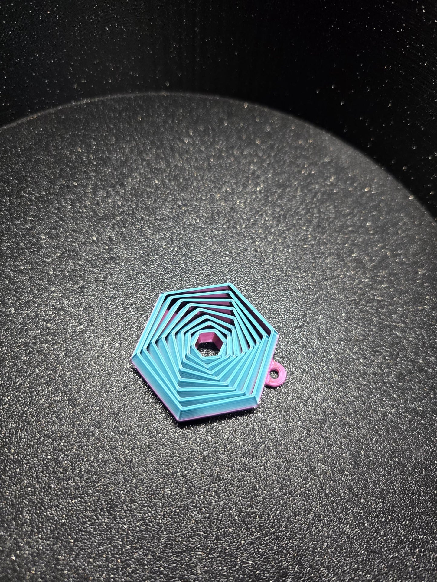 Mini Hexagon Fidget Toy: Twirling Pattern Maker