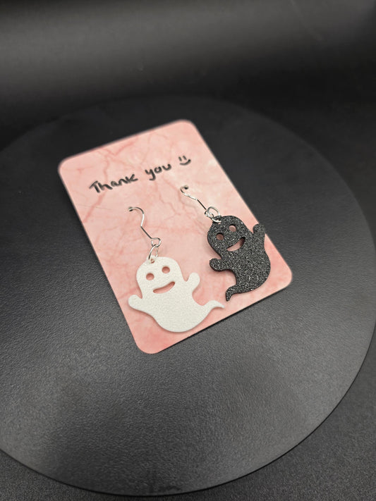3D Printed Halloween Earrings: Hypoallergenic Stainless Steel Hooks