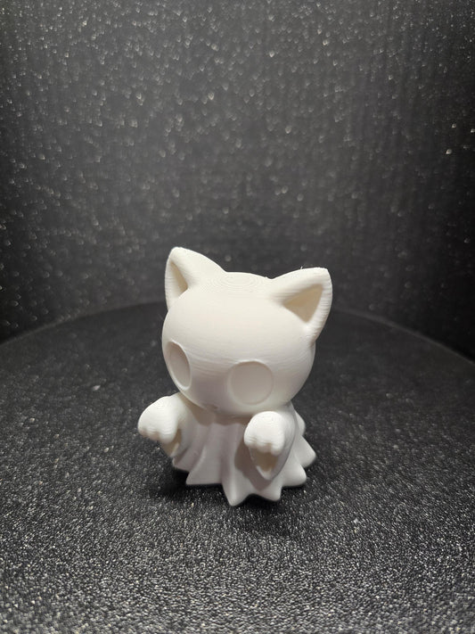 Ghost cat figurine