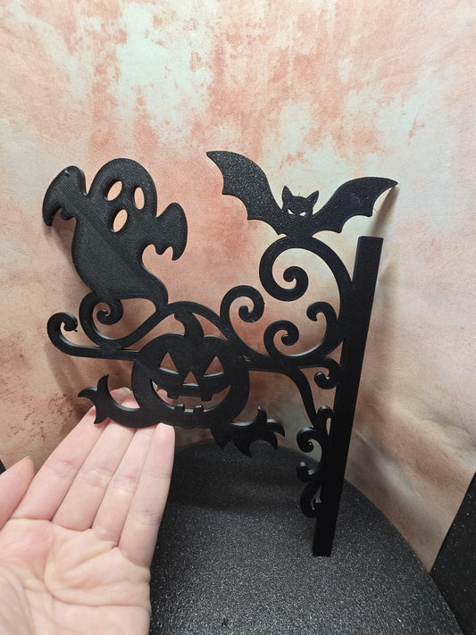 Halloween wall decorations- Ghost and pumpkin door sign