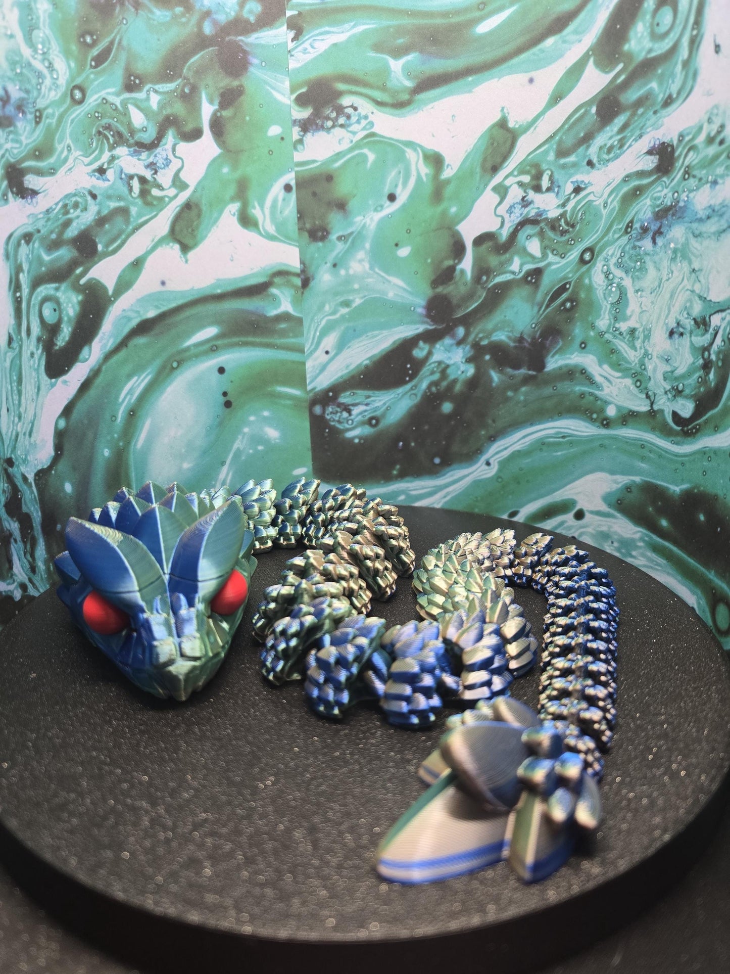 Large articulated snake